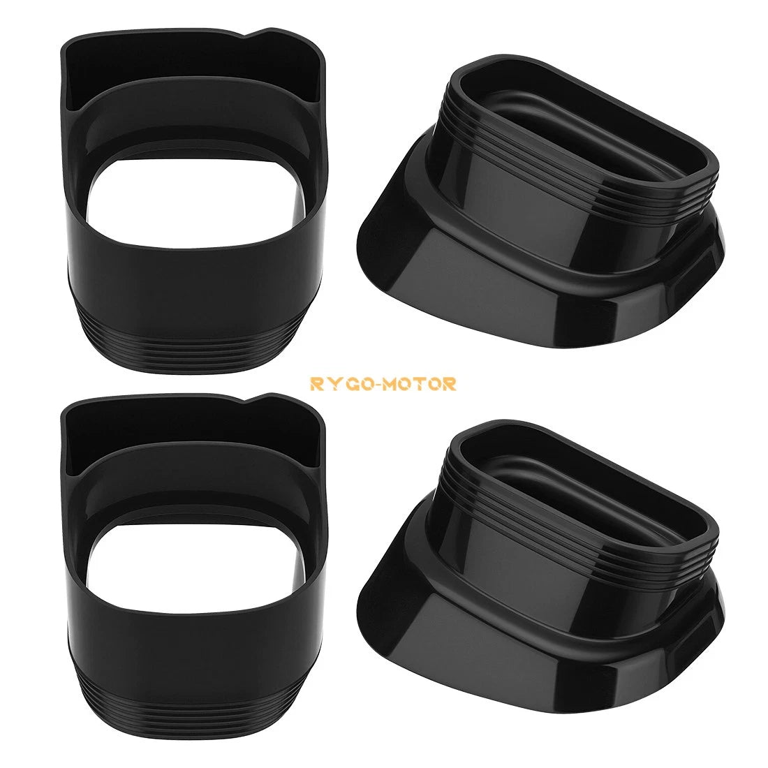 4 Pack / Ram Air Intake Duct Rubber Boots for Suzuki GSXR GSX-R (1996–2000)