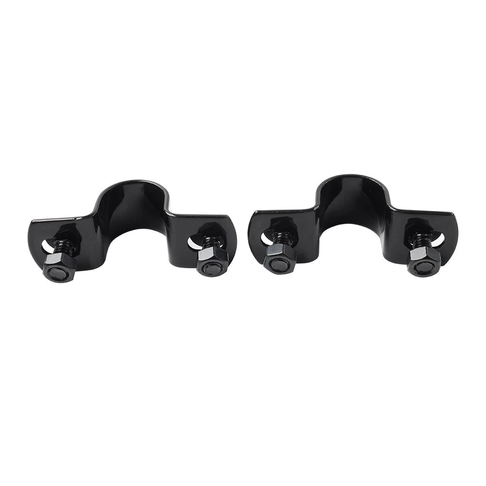 Black Rear Mudguard Mount U-Clamp for Harley Hydra Glide FL (1941-1957)