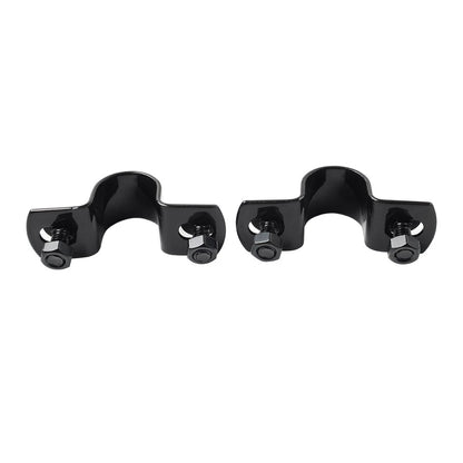 Black Rear Mudguard Mount U-Clamp for Harley Hydra Glide FL (1941-1957)