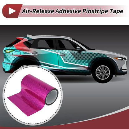 Pinstripe Tape 180mmx50m Laser Purple for Car, Motorcycle, Boat
