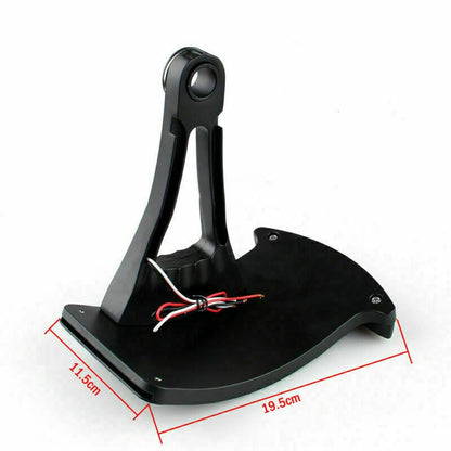 Black Billet License Plate Bracket for Bobber F2
