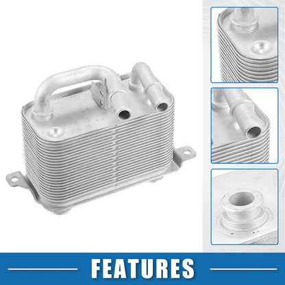 Engine Oil Cooler for BMW E60 2006-2010 (2 x Silver Tone)