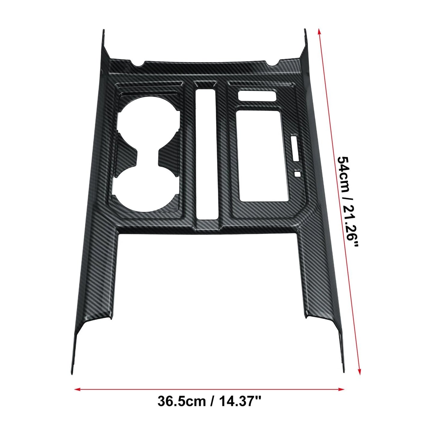 Car Center Console Gear Shift Cup Holder Trim Cover for Ford F-150 (2015-2019)