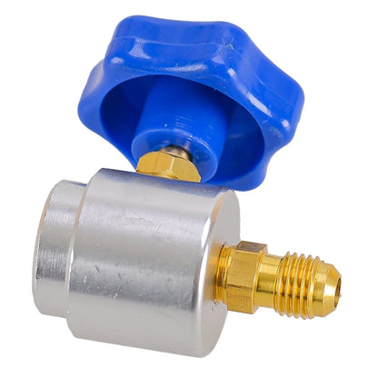 Self-Sealing R134A Can Tap Valve Adapter for A/C Charging System