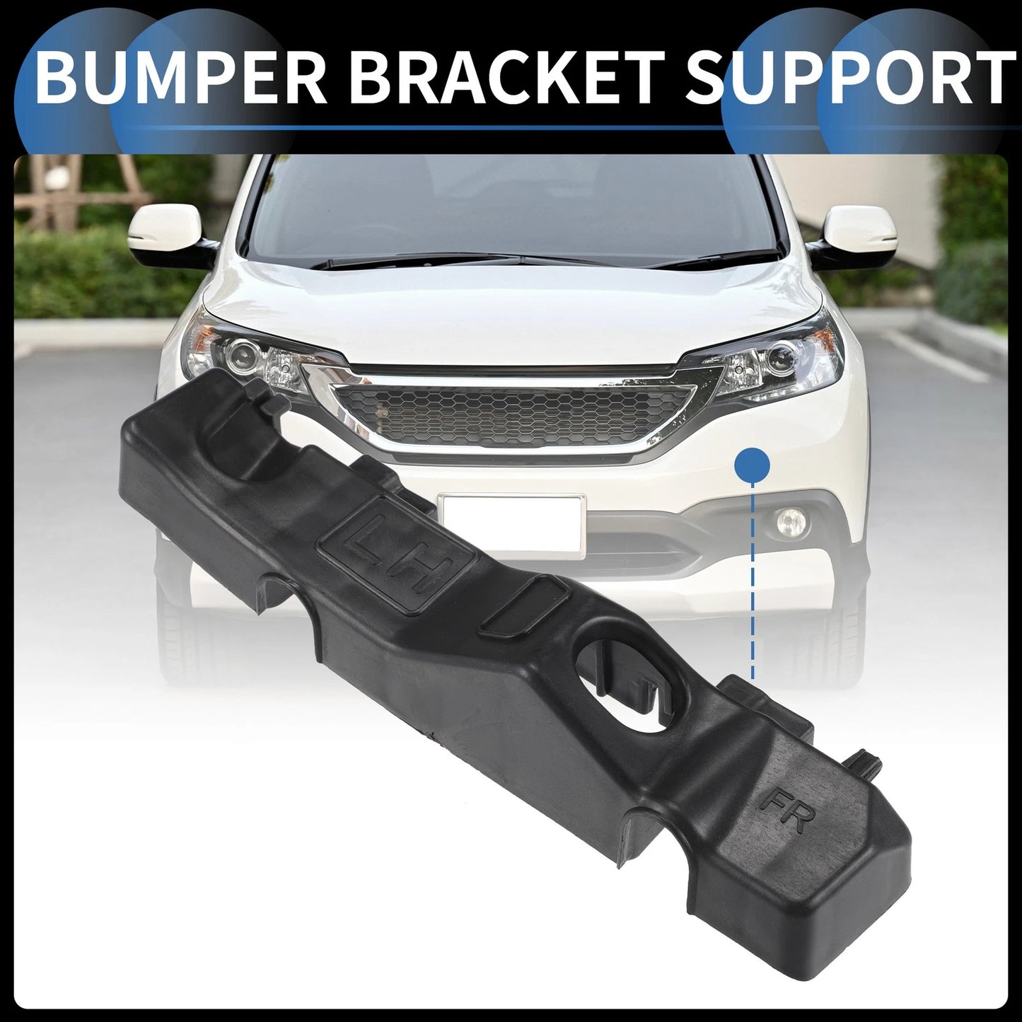 Left Front Bumper Retainer Bracket for Kia Forte (2019-2021)
