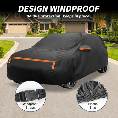 Waterproof Aluminum Film Cotton Car Cover for Toyota Passo (2004-2023)