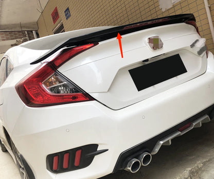 Light Gloss Black RS Spoiler Wing for Honda Civic 4DR Sedan (2016-2021)