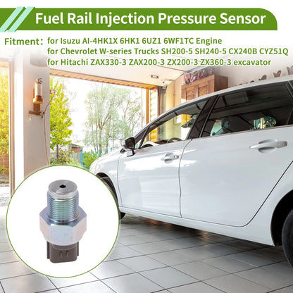 Fuel Injection Pressure Sensor for Isuzu AI-4HK1X 6HK1 6UZ1 6WF1TC (2000-2023)