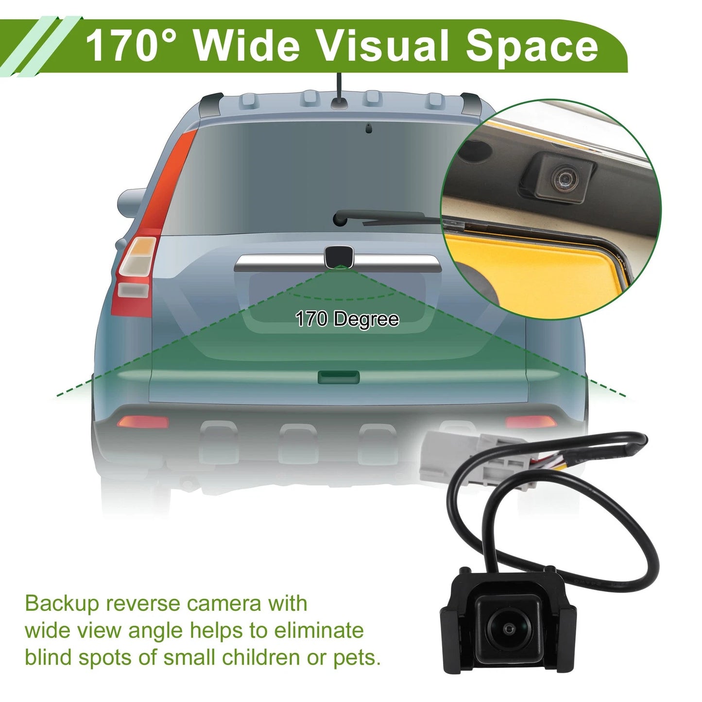 Rear View Backup Reverse Car Park Assist Camera for Buick Enclave (2009 - 2017)