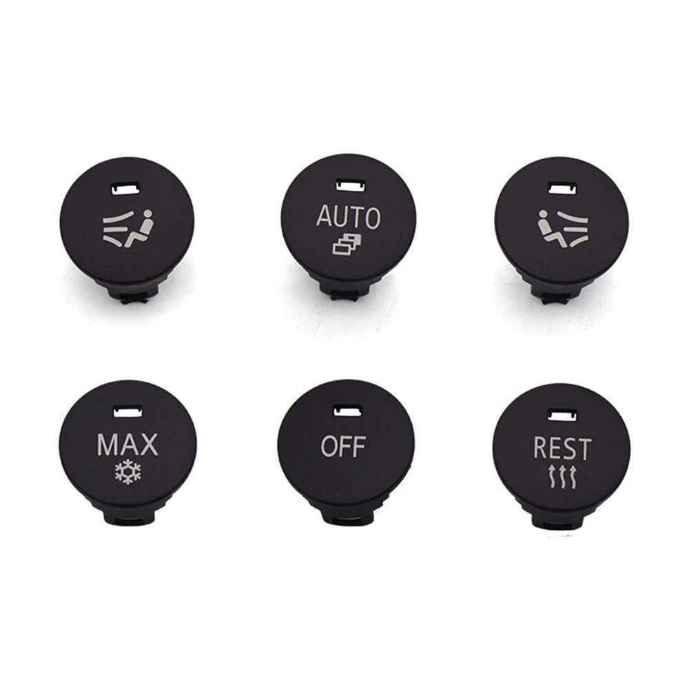 1 Set A/C Panel Switch Button Cover for BMW 5 Series E63 E60 E64 (2003–2010)