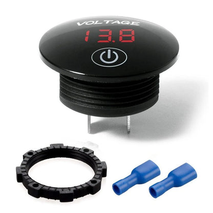 1x Touchscreen Digital LED Voltmeter Gauge for Car Panel Meter