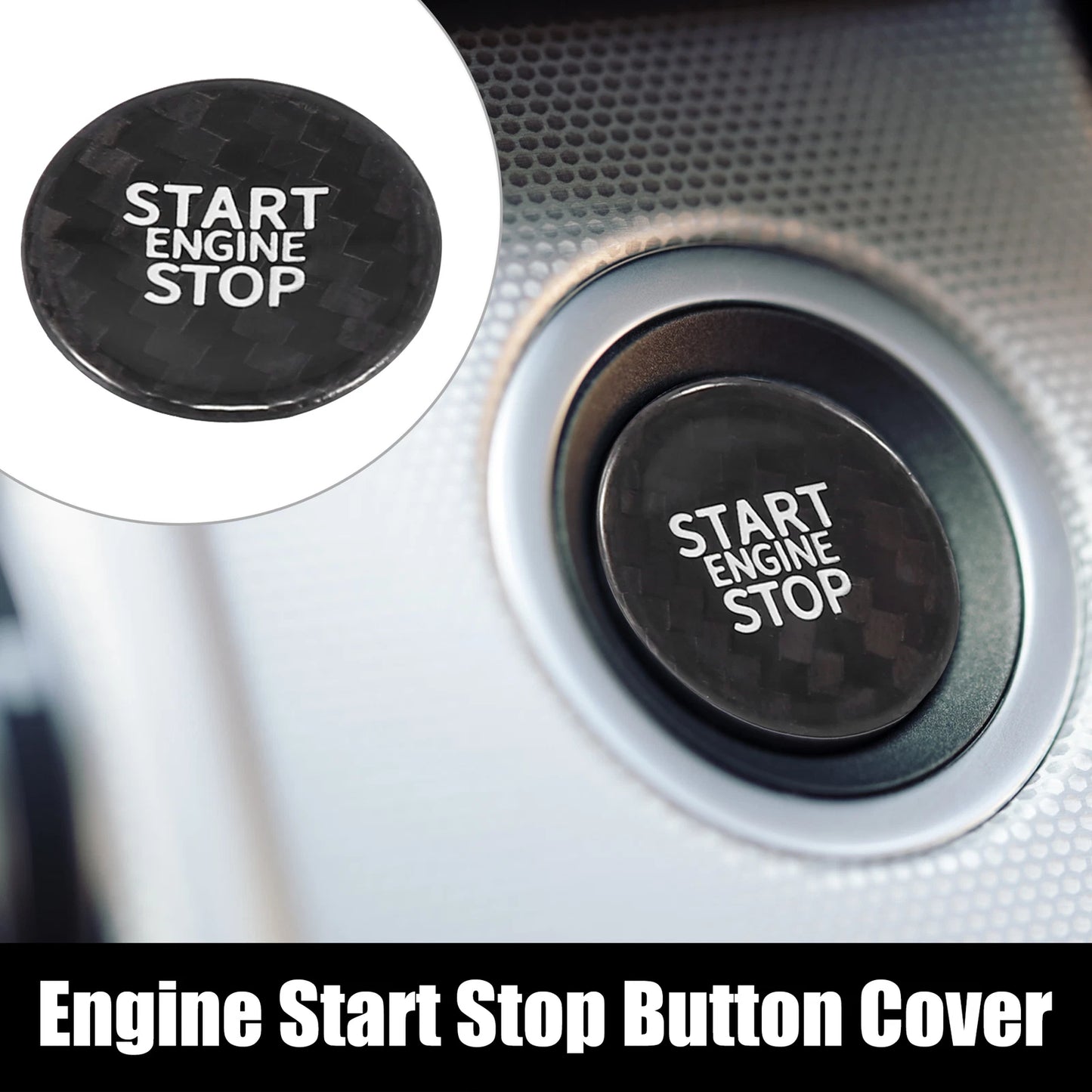 Engine Start Stop Button Cover for Land Rover Range Rover Discovery Sport