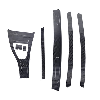 15 x Carbon Fiber Interior Vinyl Decals for BMW 3 Series E90 E92 E93 (2007-2013)