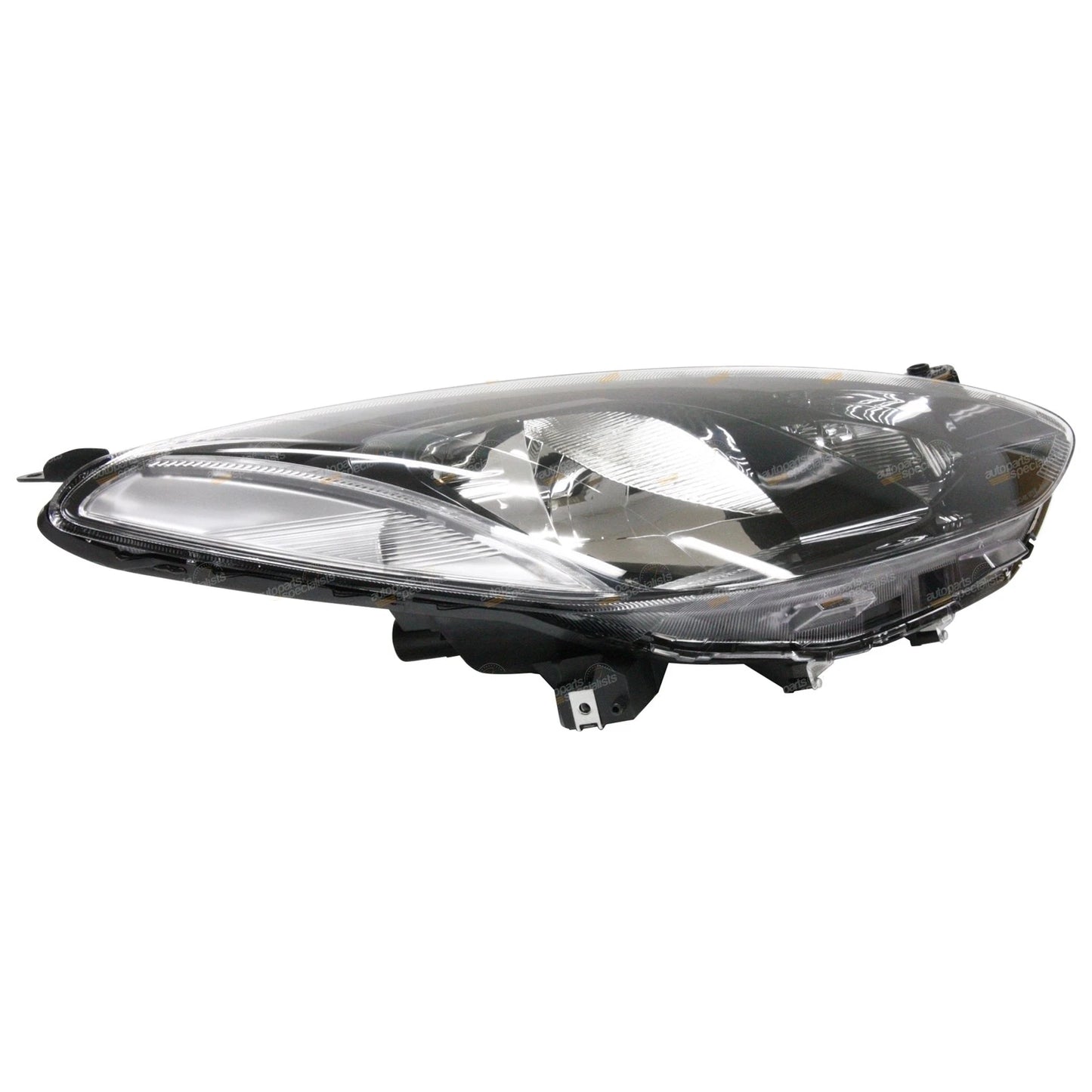 RH Black Headlight for Mazda 2 (2007-2014) Right