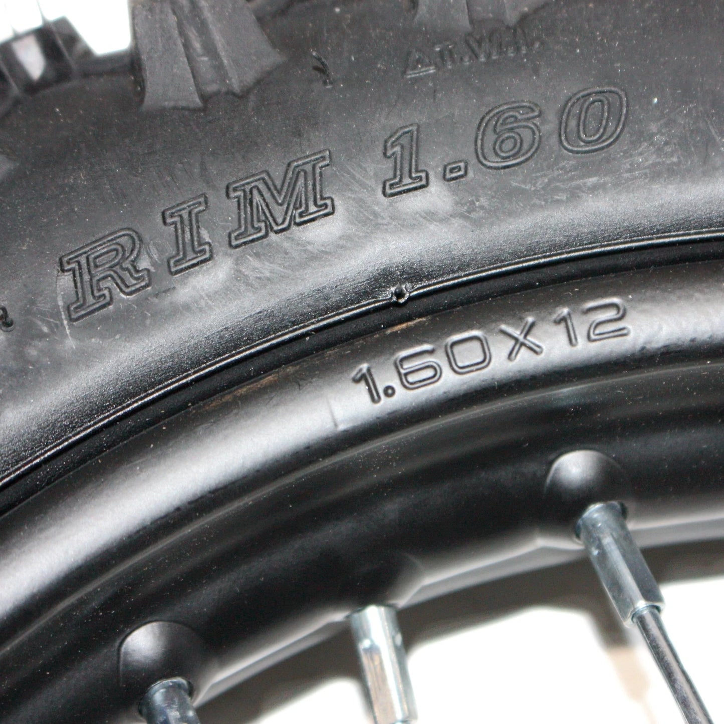 15mm 70/100-12 Front Wheel Rim Knobby Tyre for PIT PRO Dirt Bike