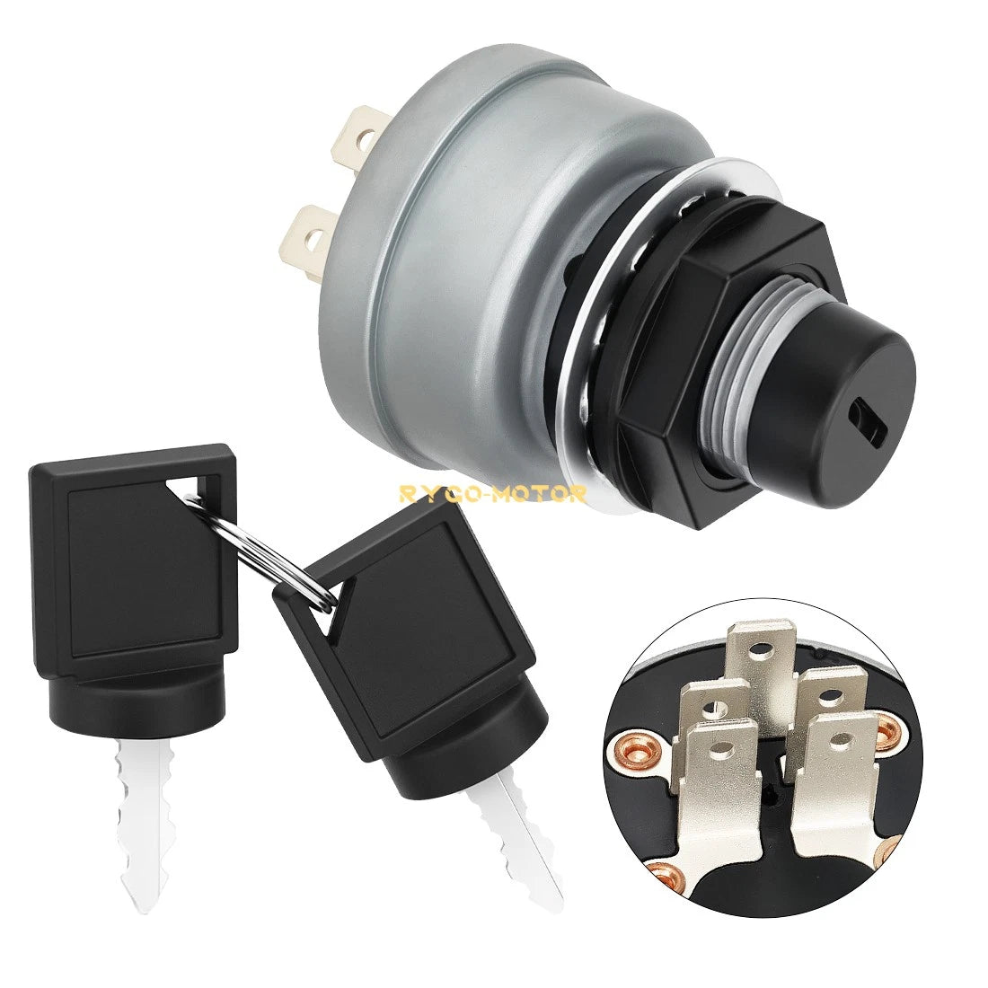 Ignition Switch w/ 2 Keys for Polaris Ranger 500 6x6 (1999–1999)