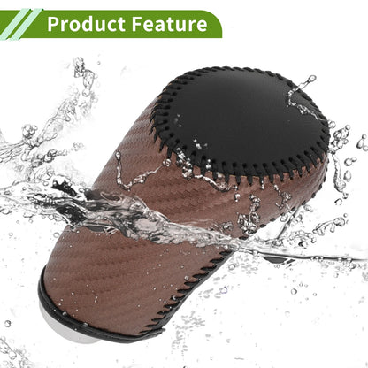 Gear Shift Knob Cover for Chevrolet Malibu Brown Carbon Fiber Black Brown