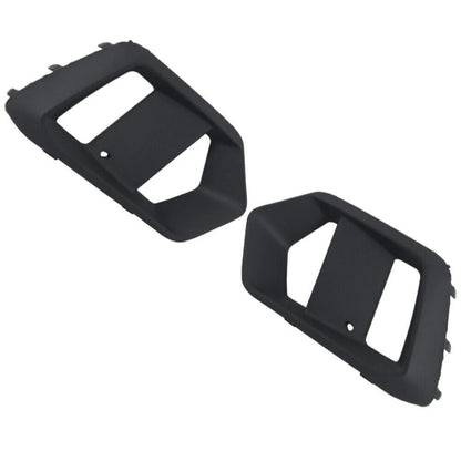 Matte Black Front Bumper Fog Light Covers for Ford Focus RS (2016-2018) 2x