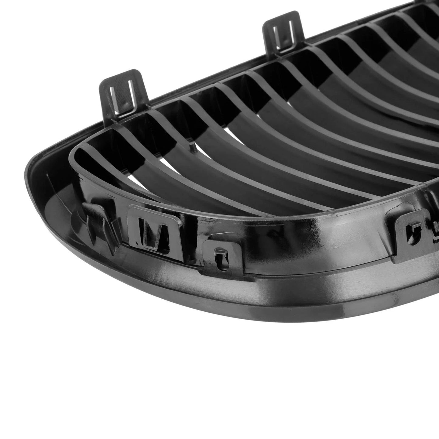 Front Kidney Grille Gloss Black for BMW E92 2007-2010 2 Door (2 x)
