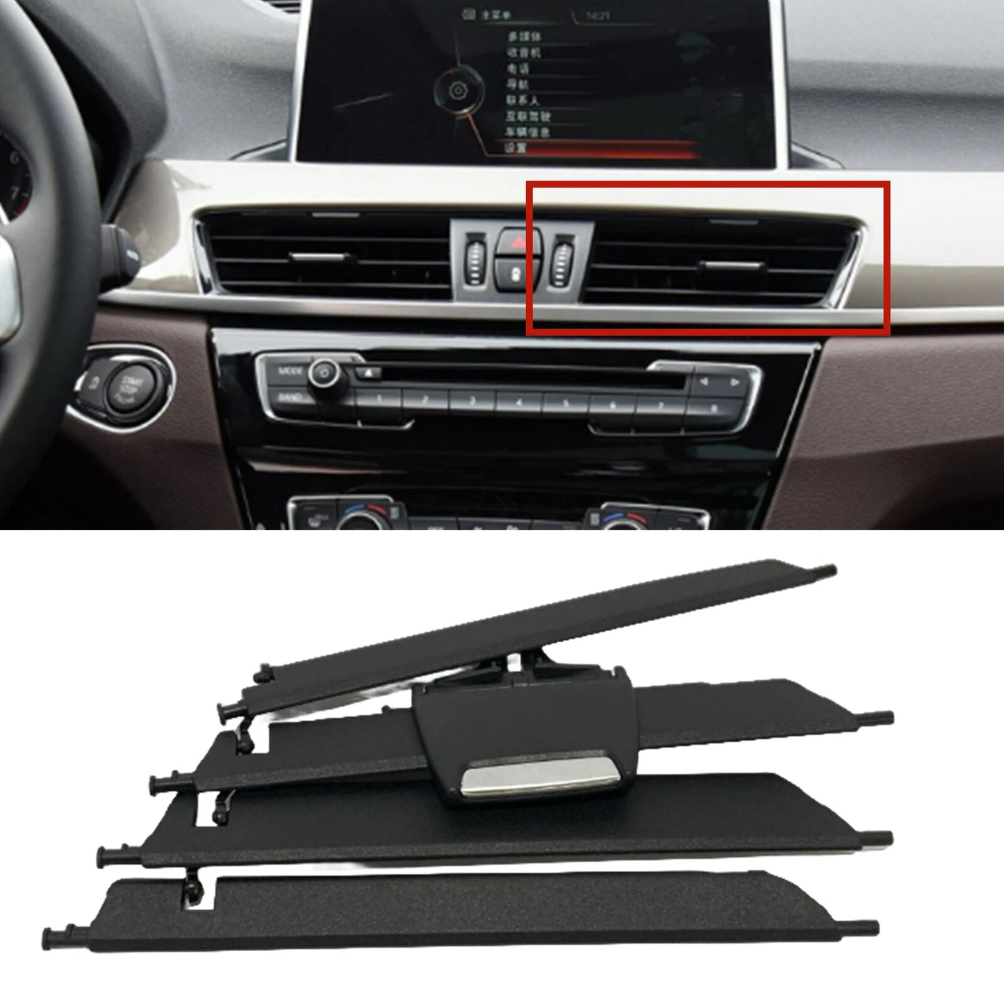 Air Vent Repair Kit for BMW X1 F48 F49 (2016-2022) X2 F39 (2017-2023)