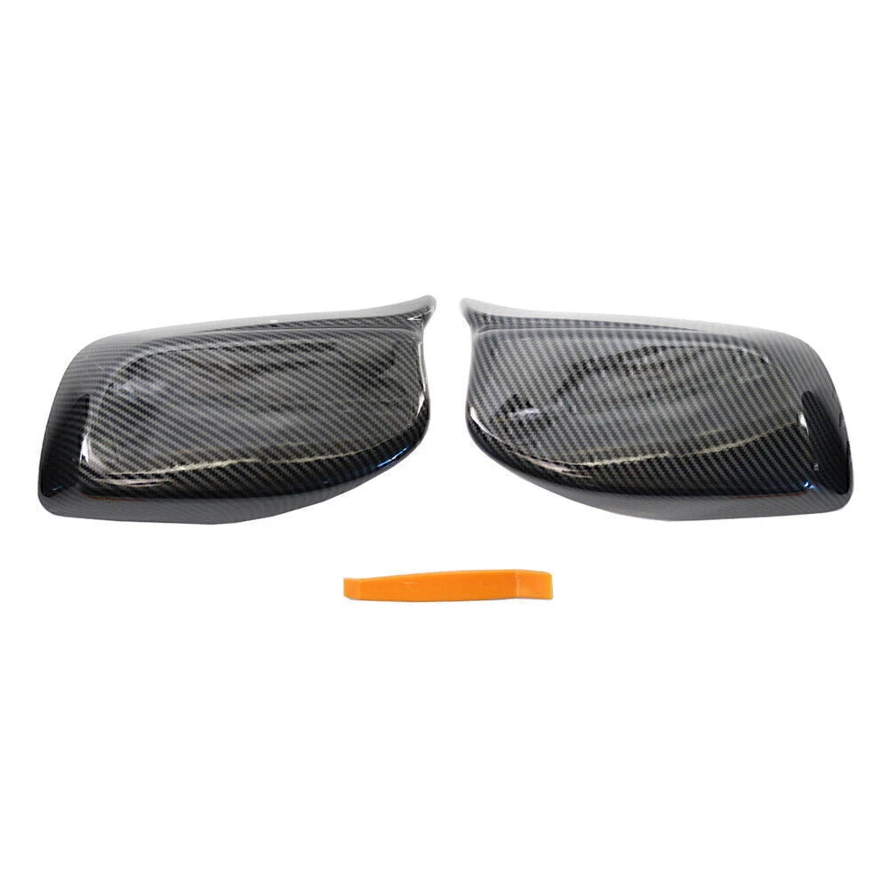 ABS M Style Side Mirror Cover Caps for BMW 5 6 Series (2003-2010)