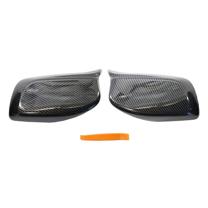 ABS M Style Side Mirror Cover Caps for BMW 5 6 Series (2003-2010)