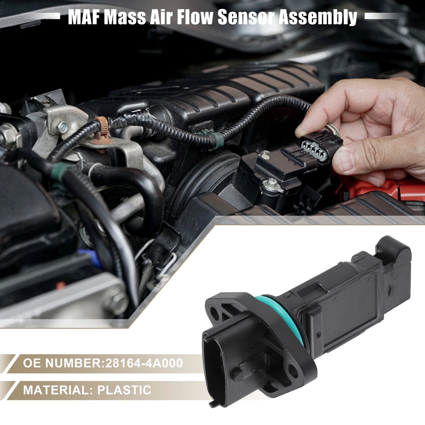 MAF Mass Air Flow Sensor for KIA Sorento 2005-2008 2.5L ()
