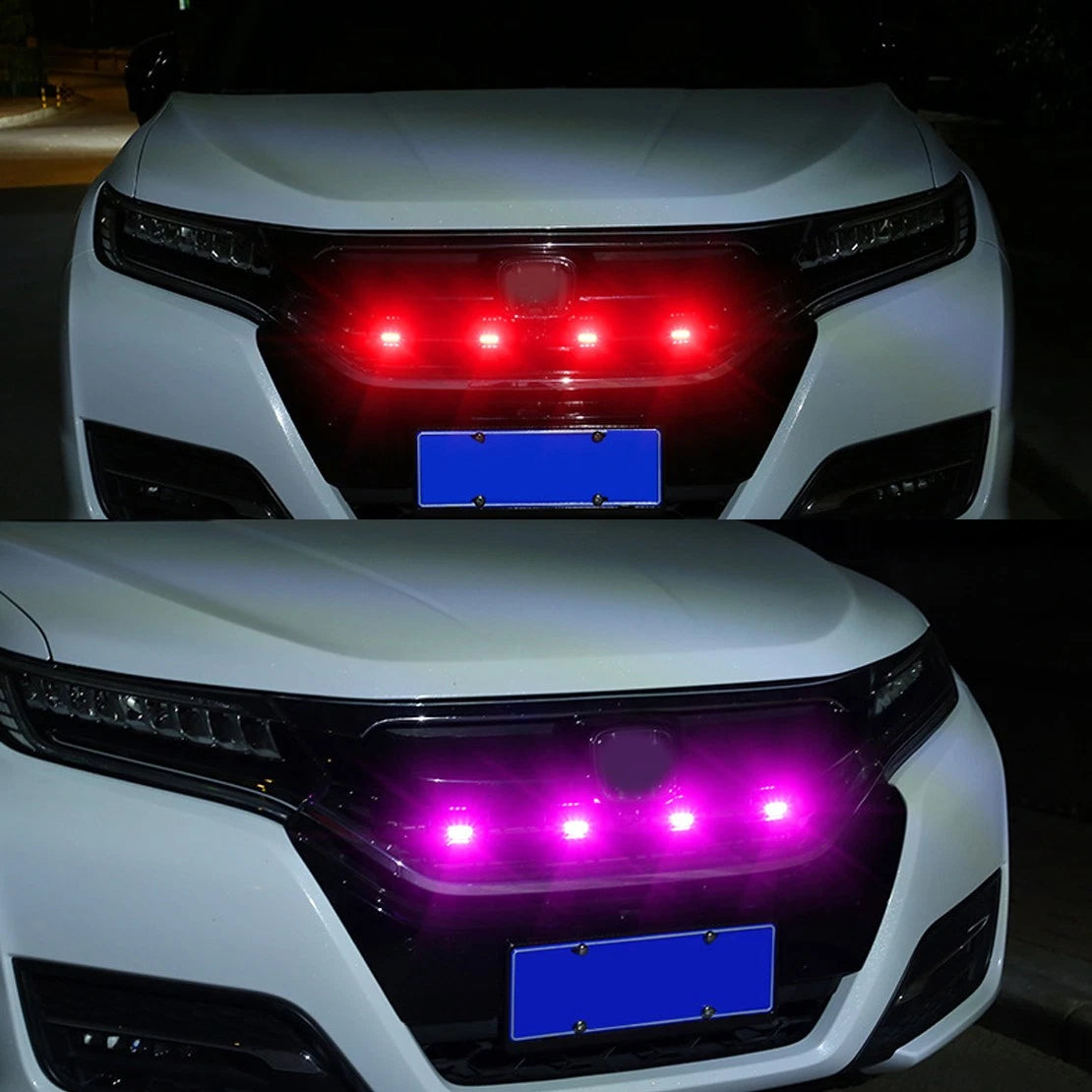 4x RGB LED Grille Lights for Toyota Tacoma Tundra Ford F150 F250 (2005-2023)