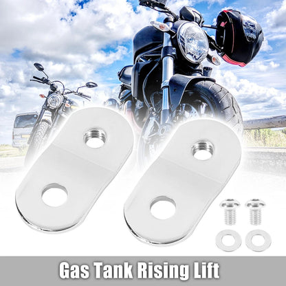 1 Inch Gas Tank Rising Lift Kit Silver Tone for Harley-Davidson