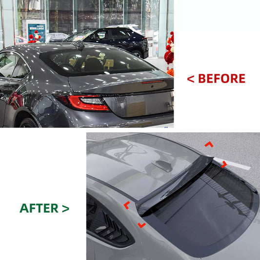 1x Gloss Black Rear Boot Spoiler Lip for Toyota GR86, Subaru BRZ (2022-2025)