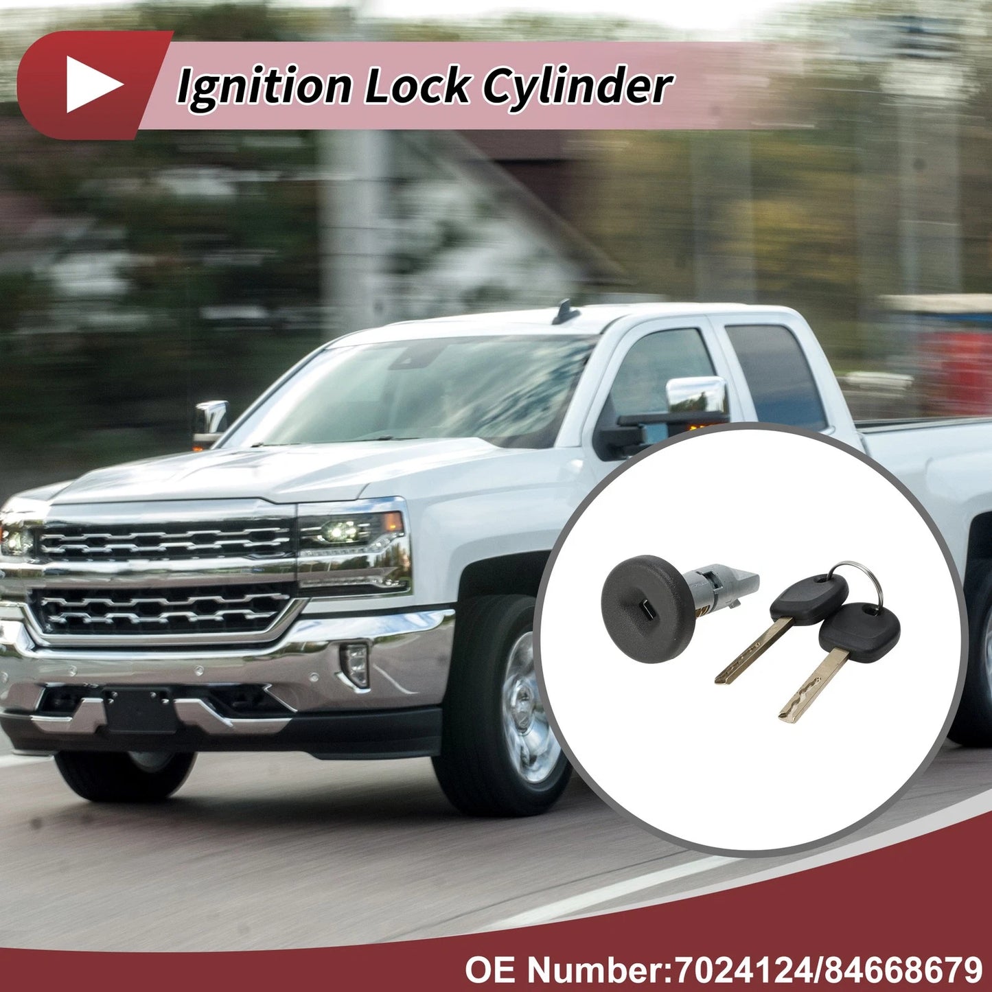 Ignition Lock Cylinder OEM for Chevy Silverado (2014 - 2019)