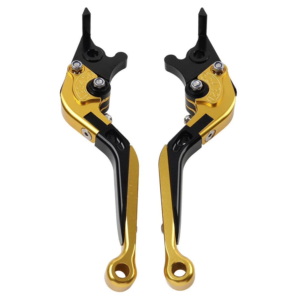 Extendable Brake Clutch Levers for Honda CBR600RR CBR954RR Gold (2002-2006)