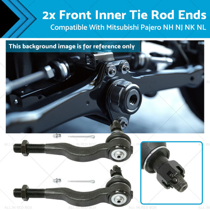 Front Inner Tie Rod Ends for Mitsubishi Pajero NH NJ NK NL 1991-2000