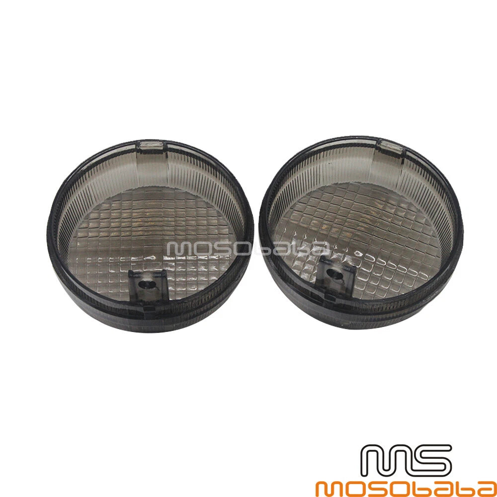 2.75" Turn Signal Light Lens Covers for Kawasaki Vulcan 1600 Classic/Nomad