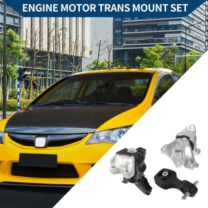 Engine Motor Trans Mount Set for Honda Civic 1.8L (2012-2014)