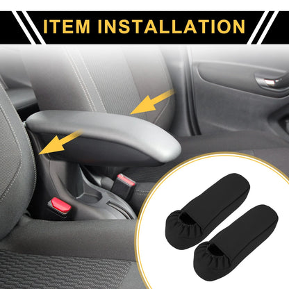 Seat Armrest Cover for Ford F-250, F-350 1999-2007, Anti-Scratch Black