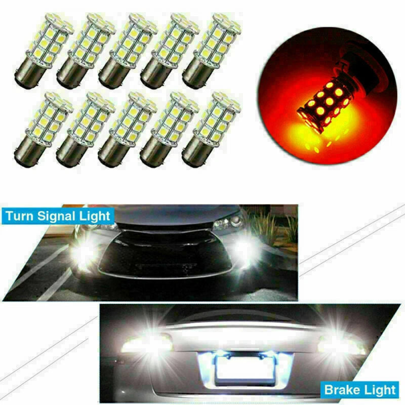 27-SMD BA15D LED Interior Lights for Marine Boat - 2 x Bulbs (1004, 1076, 1142)