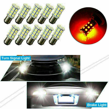 27-SMD BA15D LED Interior Lights for Marine Boat - 2 x Bulbs (1004, 1076, 1142)