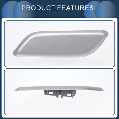 Front Left Washer Nozzle Cover for Honda Accord VIII 2011-2013 Silver Tone