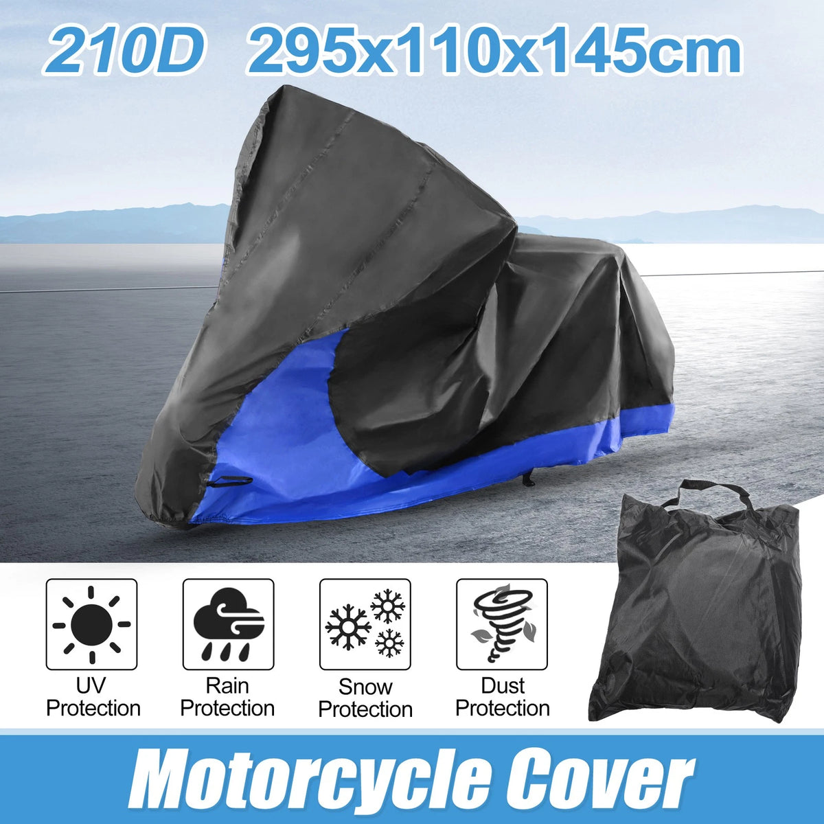 2-in-1 Motorcycle Cover for Harley-Davidson Road King Glide Special Trike