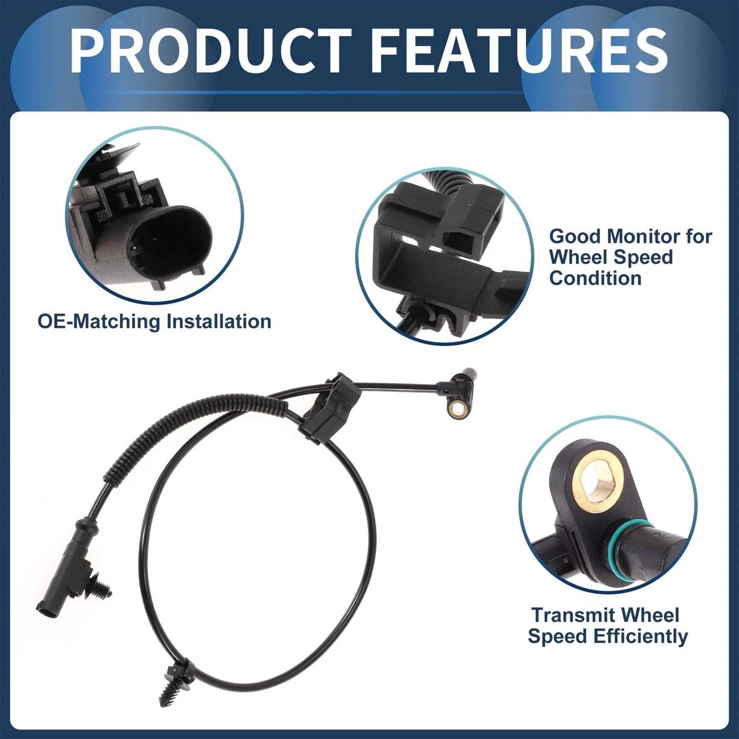 ABS Wheel Speed Sensor for Dodge Dakota (2005-2011)