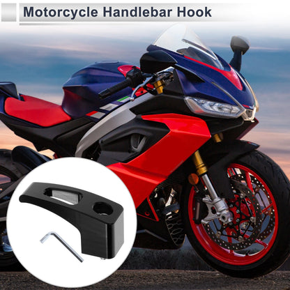 1 Set Rectangular Slot Aluminum Alloy Motorcycle Hanging Hook for Motorcycle