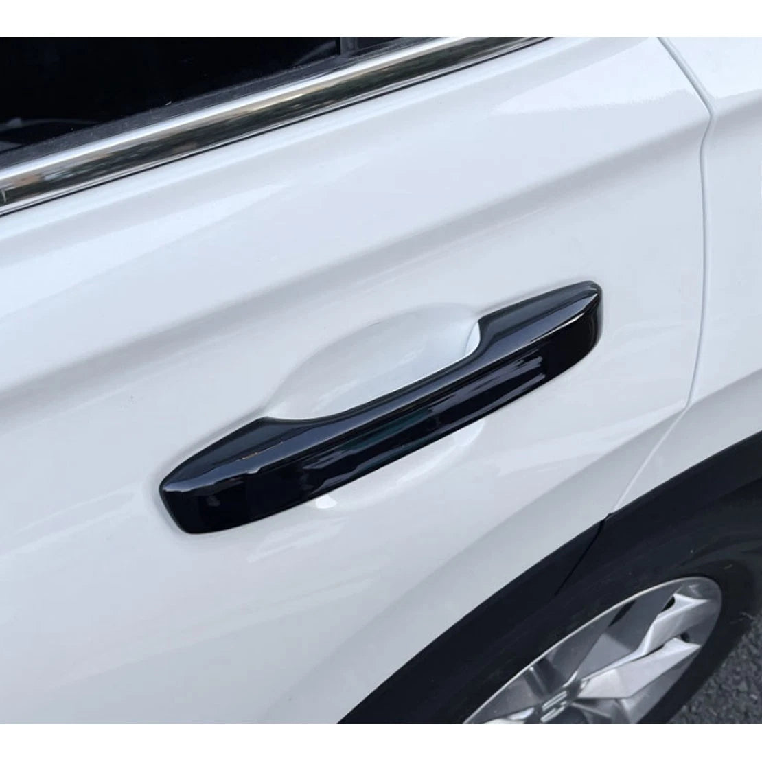 Gloss Black Exterior Door Handle Cover Trim for Honda CR-V (2023-2024)