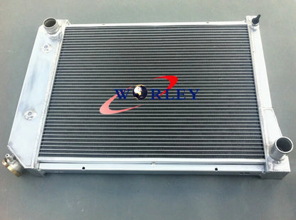 Radiator & Fan for 1968-1974 Chevy Nova, Olds, Pontiac Small Block SBC, L6/V6