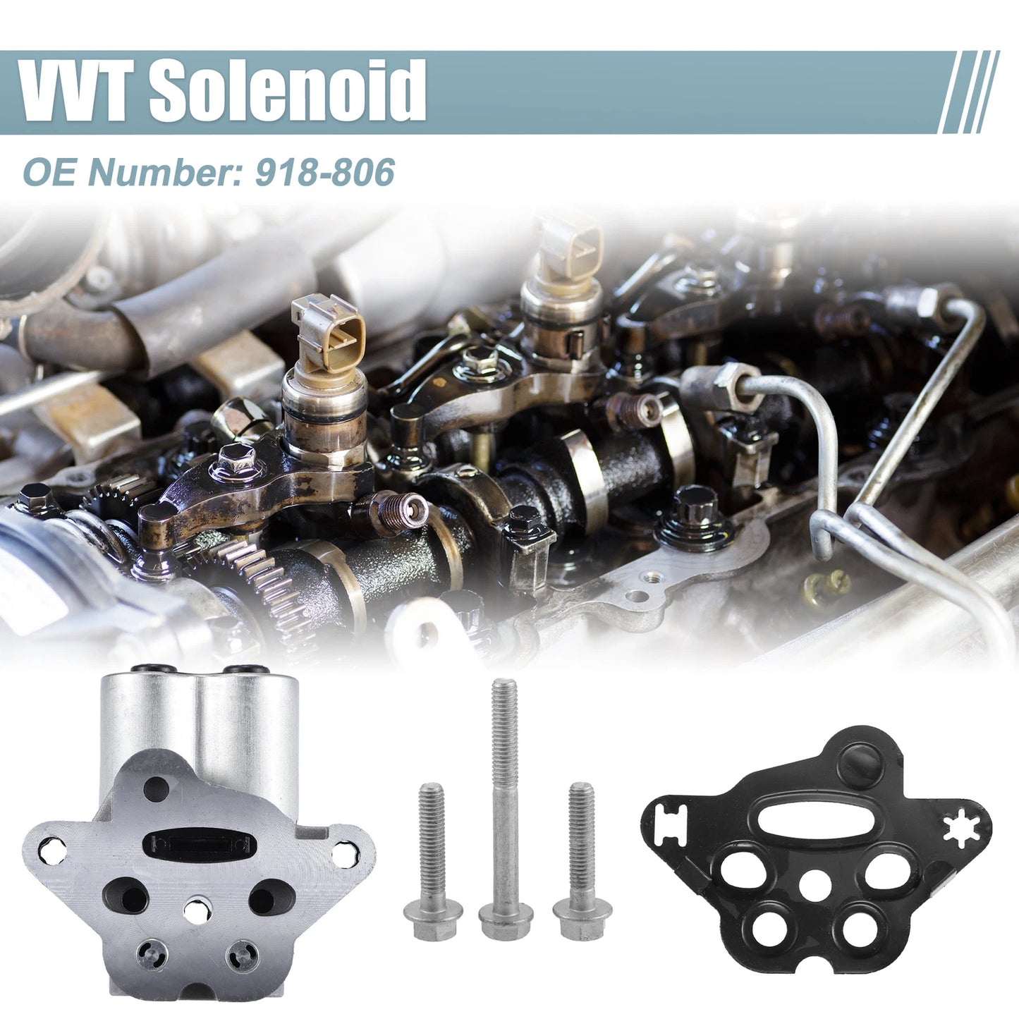 Engine Oil Control Valve Timing VVT Solenoid Set for Chevrolet