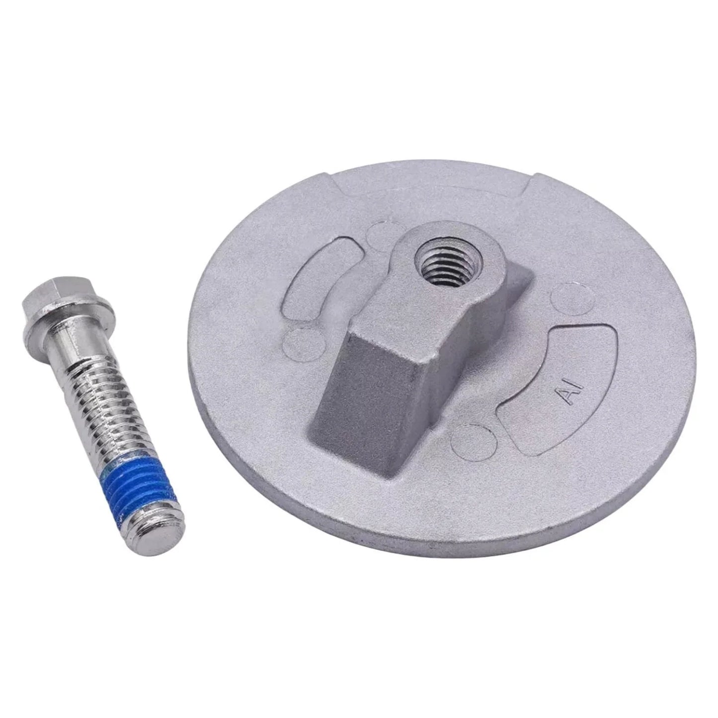 Magnesium Anode Flat Trim Tab Plate for Mercury 18-6244, 76214 Series