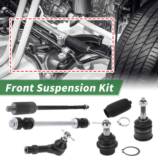 12 x Front Suspension Kit Tie Rod Ends & Sway Bar Links for Ford Explorer (2002-2010)