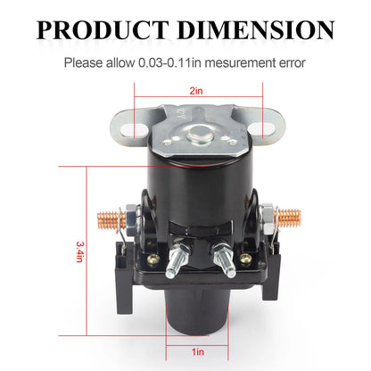 Battery Disconnect Relay 12V 100A for Vehicles