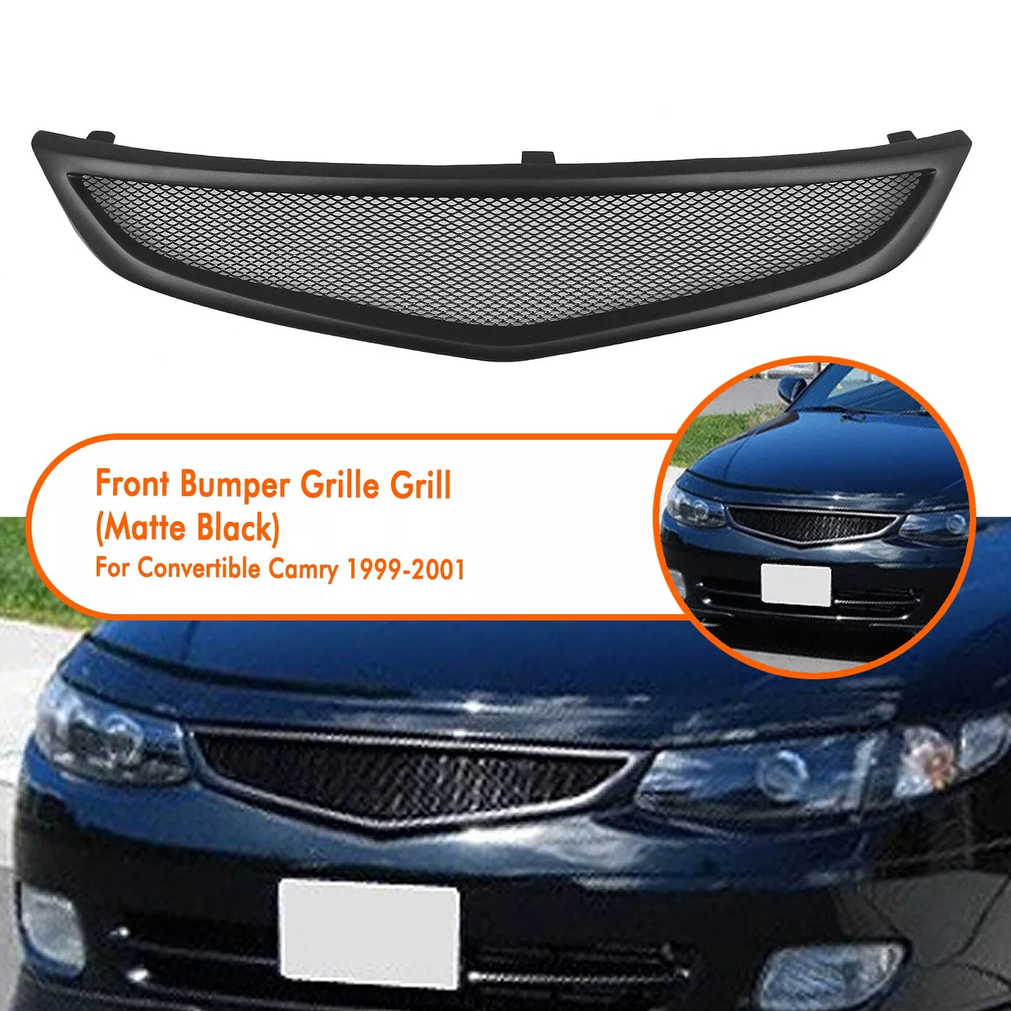 Upper Grille Mesh for Toyota Camry Solara 1999-2001 (1999-2001)