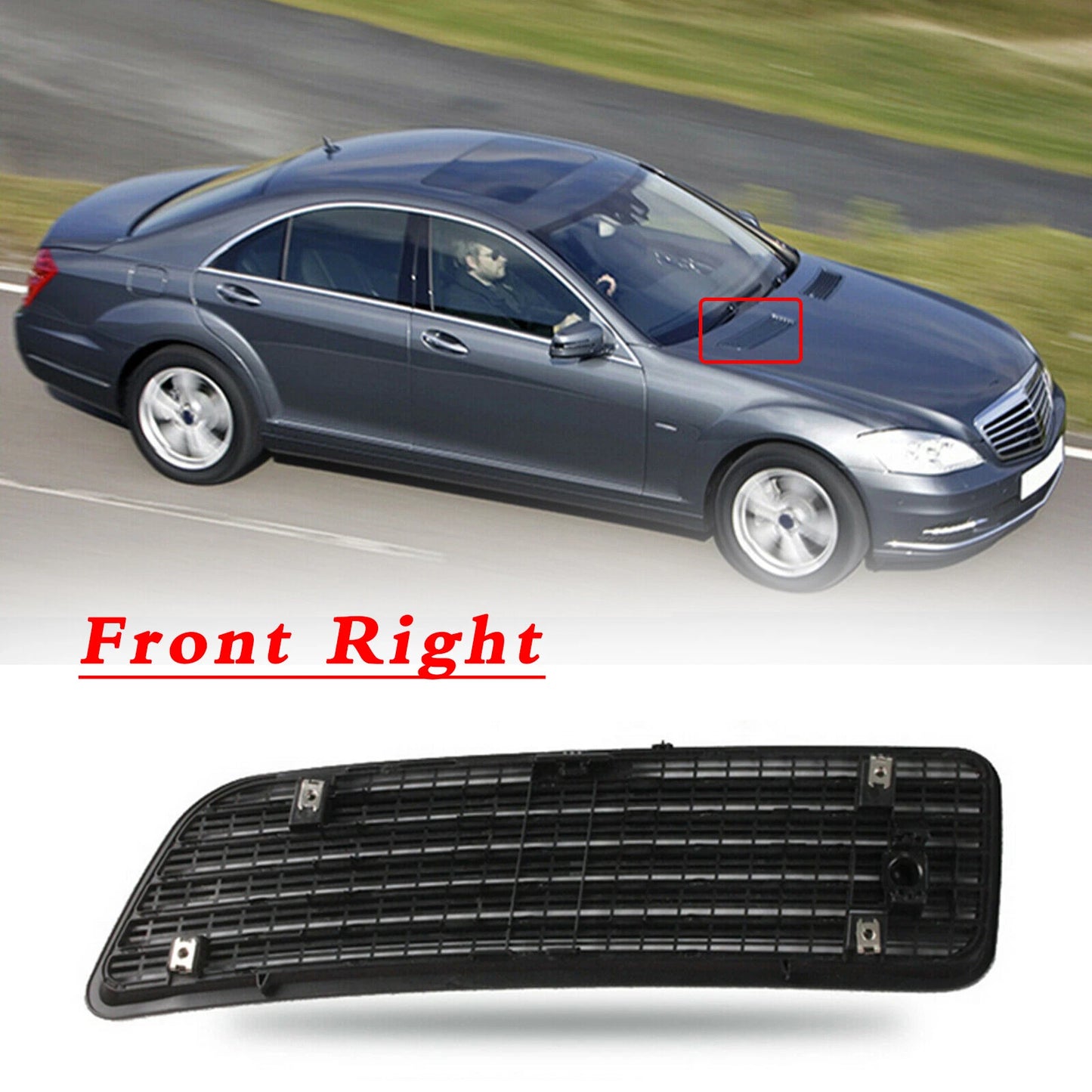 Front Right Grille for Mercedes Benz S Class S550 W221 (2007-2013)